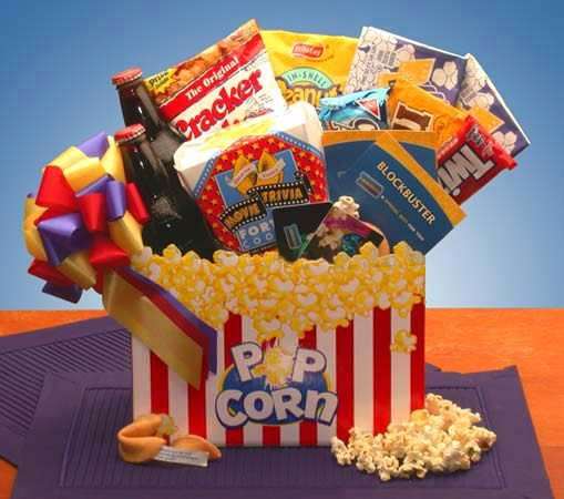 Best ideas about Ideas For A Movie Theater Gift Basket
. Save or Pin Movie Night Gift Box Snack Gift Baskets Now.