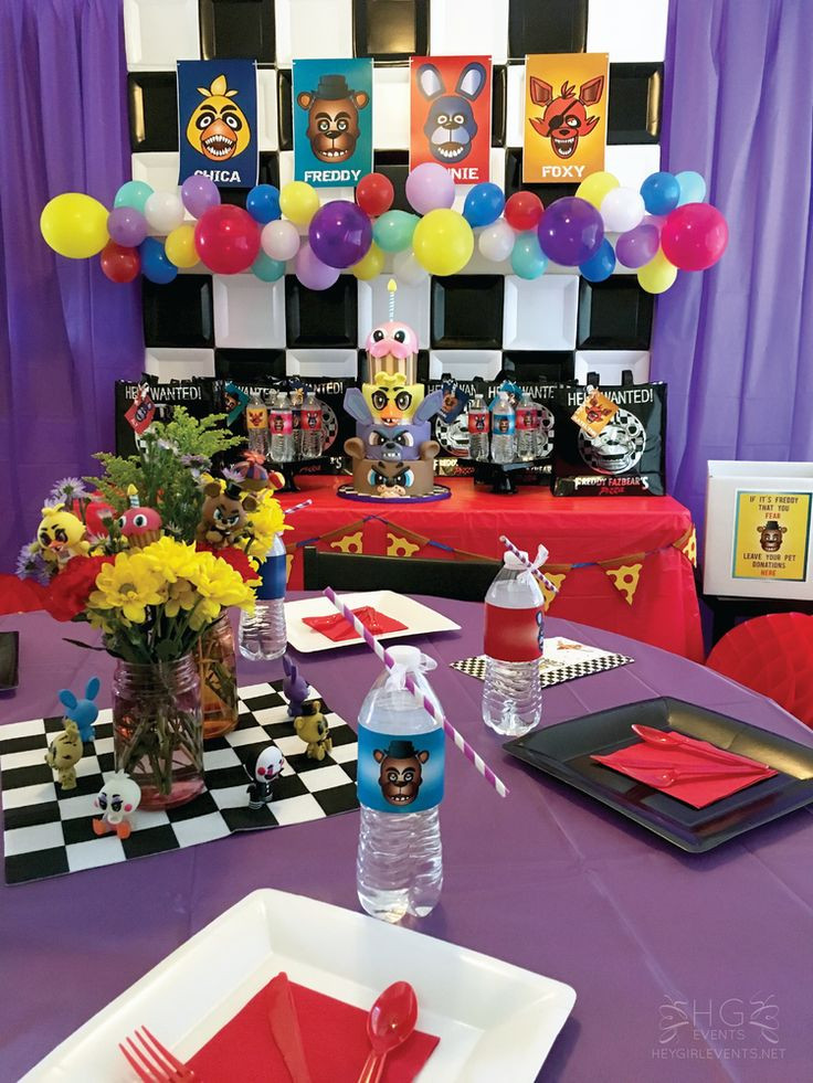 Best ideas about Ideas For Birthday Party
. Save or Pin Five Nights At Freddy s Birthday Party Ideas FNAF Now.
