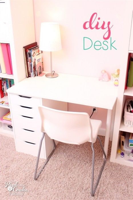 Best ideas about Ikea Desk DIY
. Save or Pin DIY Desk for IKEA Expedit Now.