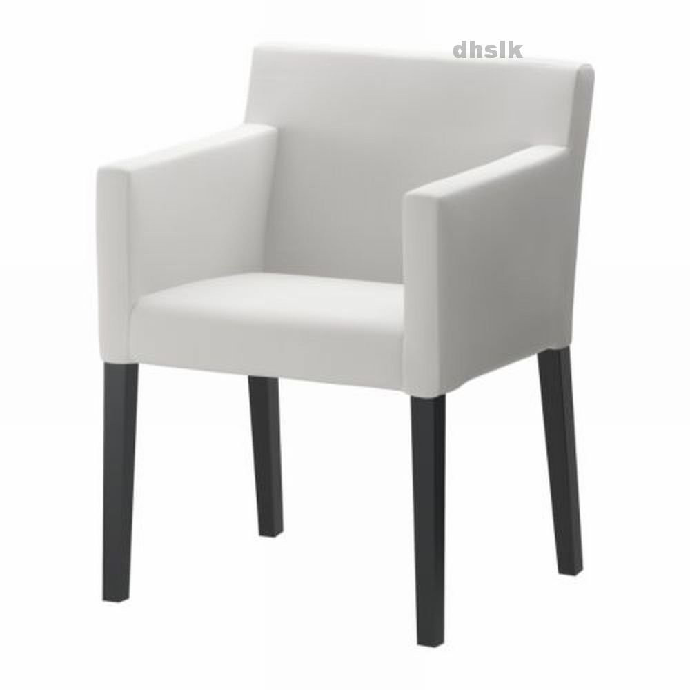 Best ideas about Ikea Dining Chair
. Save or Pin IKEA NILS Chair w Armrests SLIPCOVER Cover BLEKINGE WHITE Now.