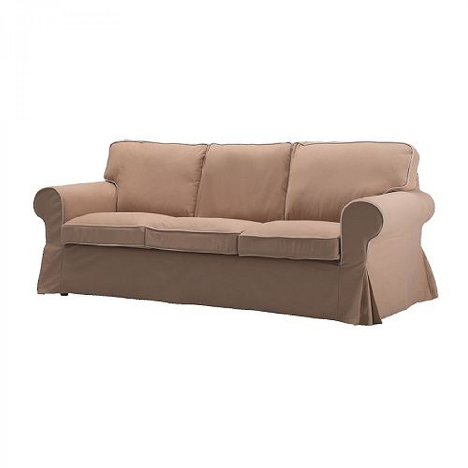 Best ideas about Ikea Sofa Covers
. Save or Pin IKEA EKTORP 3 Seat Sofa SLIPCOVER Cover IDEMO BEIGE w Piping Now.