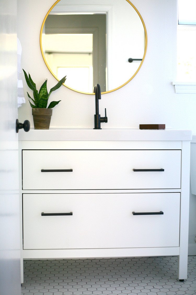 Best ideas about Ikea Vanity Bathroom
. Save or Pin My proudest IKEA hack Classy modern vanity from an IKEA Now.