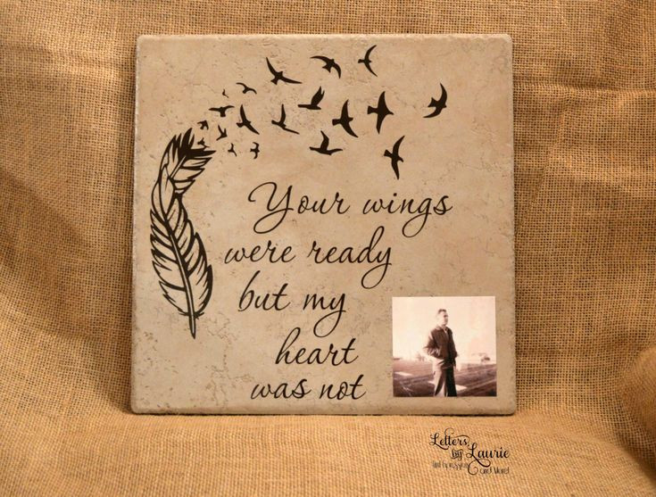 Best ideas about In Loving Memory Gift Ideas
. Save or Pin In loving memory t Your Wings were ready Memorial Now.