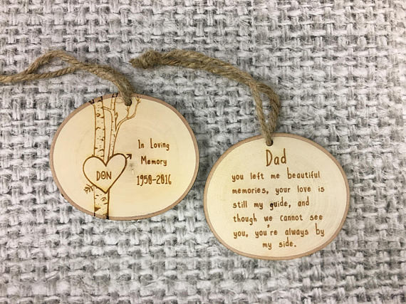 Best ideas about In Loving Memory Gift Ideas
. Save or Pin In Loving Memory of Dad Memorial Ornament Sympathy Gift Now.