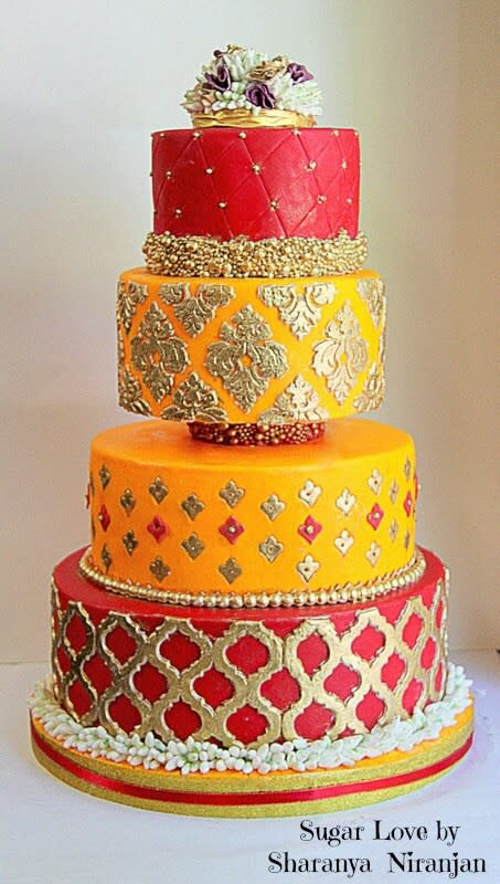 Best ideas about Indian Birthday Cake
. Save or Pin Indian wedding Cake SugarLove cake by JustNotTheCakes Now.