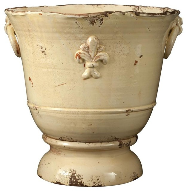 Best ideas about Indoor Decorative Planters
. Save or Pin Vietri Rustic Garden Extra Cream Giglio Planter Now.