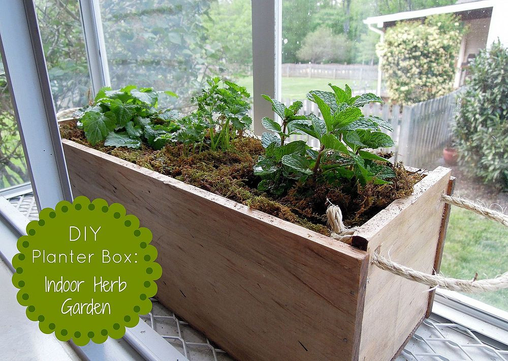 Best ideas about Indoor Planter Box
. Save or Pin DIY Planter Box Herb Garden Now.