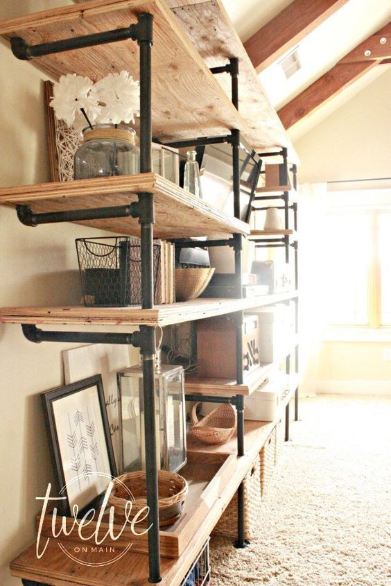 Best ideas about Industrial Pipe Shelving DIY
. Save or Pin DIY Industrial Pipe Shelves Now.