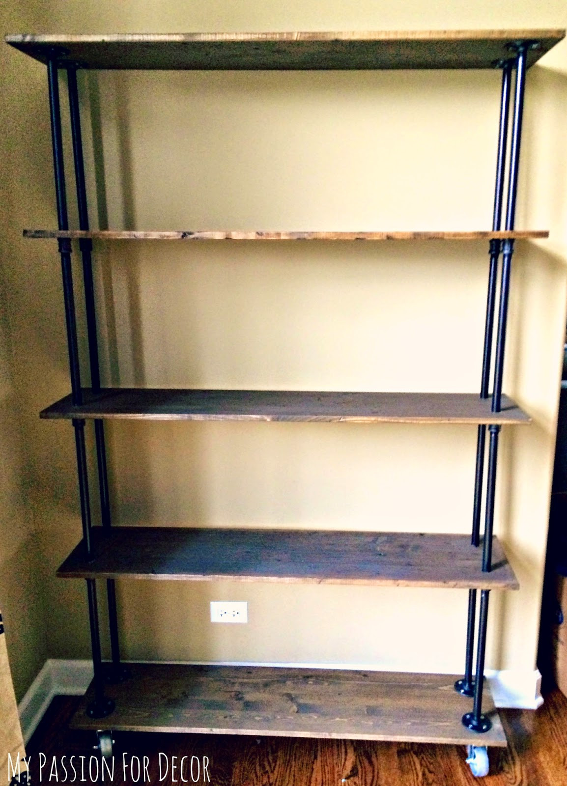 Best ideas about Industrial Pipe Shelving DIY
. Save or Pin My Passion For Decor DIY Industrial Pipe and Wood Shelving Now.