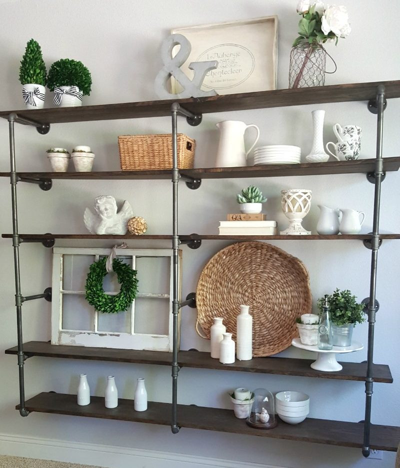 Best ideas about Industrial Pipe Shelving DIY
. Save or Pin DIY industrial pipe shelves Now.