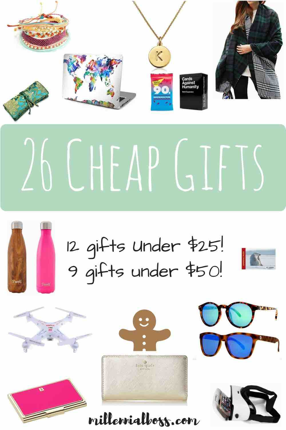 Best ideas about Inexpensive Gift Ideas For Her
. Save or Pin 26 Awesome and Cheap Gifts for 2018 Now.