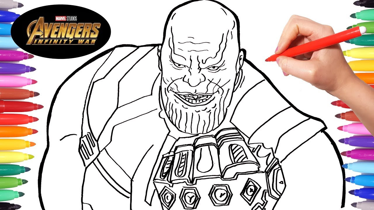 Best ideas about Infinity Wars Coloring Sheets For Boys
. Save or Pin Avengers Infinity War Thanos Now.