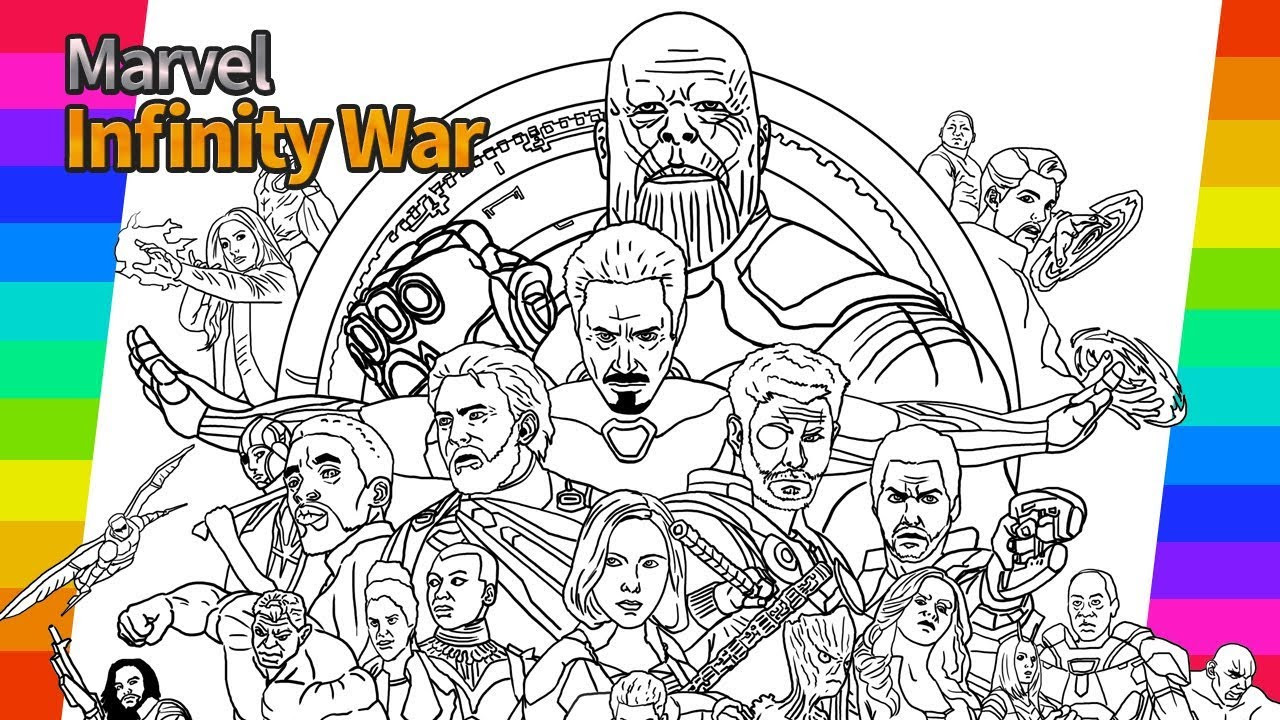 Best ideas about Infinity Wars Coloring Sheets For Boys
. Save or Pin Marvel Avengers Infinity War How To Draw Now.