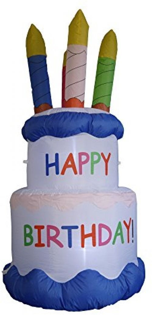 Best ideas about Inflatable Birthday Cake
. Save or Pin 6 Foot Inflatable Happy Birthday Cake With Candles Yard Now.