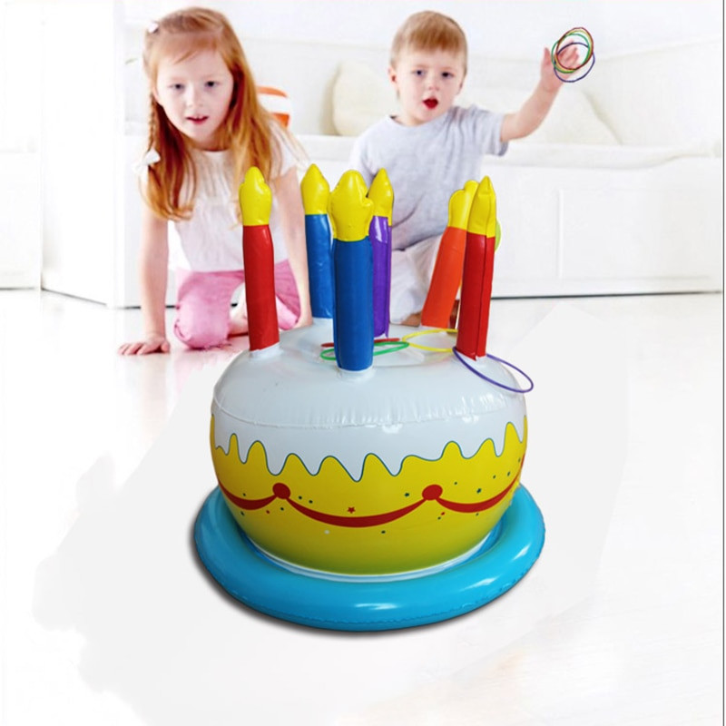 Best ideas about Inflatable Birthday Cake
. Save or Pin Inflatable Birthday Cake Ring Toss Party Game Toys Kids Now.