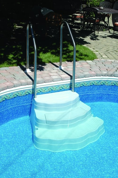 Best ideas about Inground Pool Steps
. Save or Pin The Oasis Inground Pool Step Now.