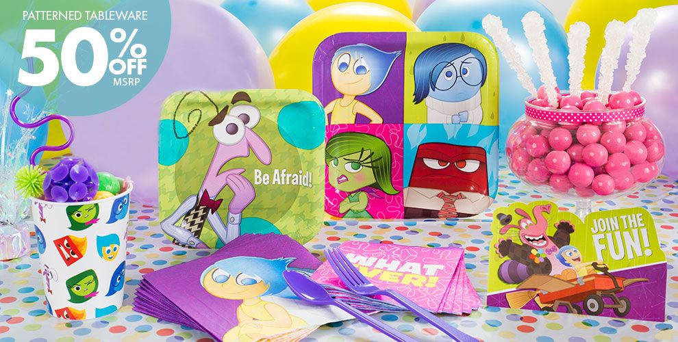 Best ideas about Inside Out Birthday Party Supplies
. Save or Pin Inside Out Party Supplies Inside Out Birthday Party City Now.