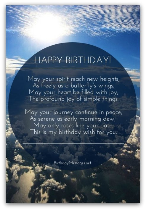 Best ideas about Inspiring Birthday Quotes
. Save or Pin Inspirational Birthday Poems Unique Poems for Birthdays Now.