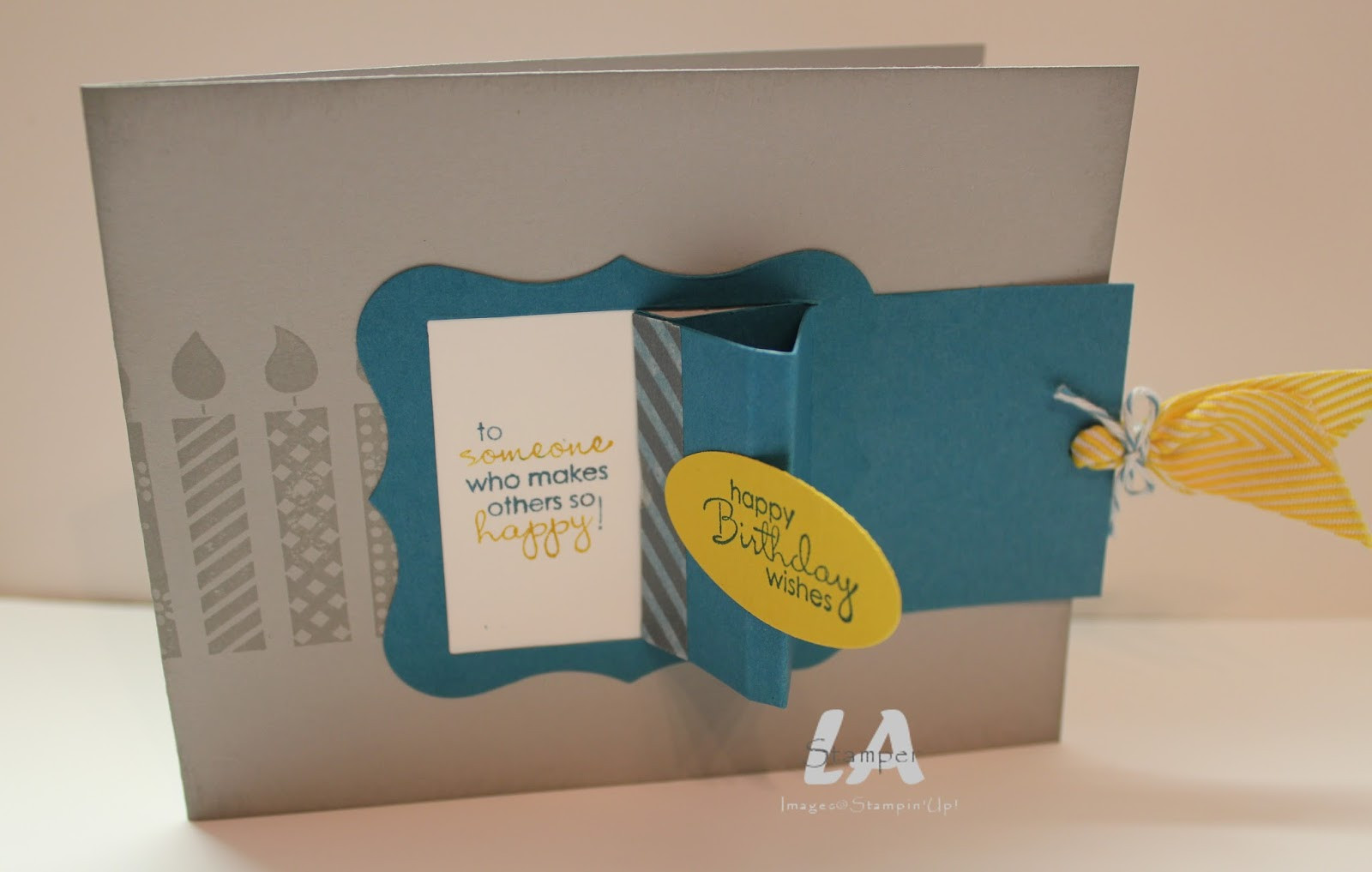 Best ideas about Interactive Birthday Card
. Save or Pin LA Stamper Peek A Boo Birthday Now.