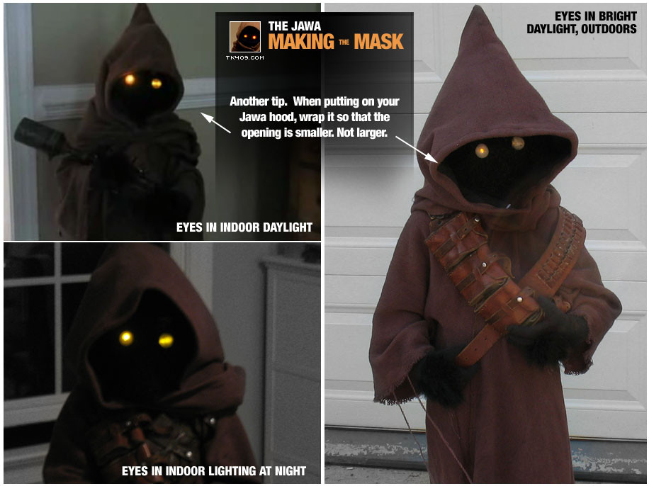 Best ideas about Jawa Costume DIY
. Save or Pin TK409 Jawa Eyes Mask Tutorial PICS Now.