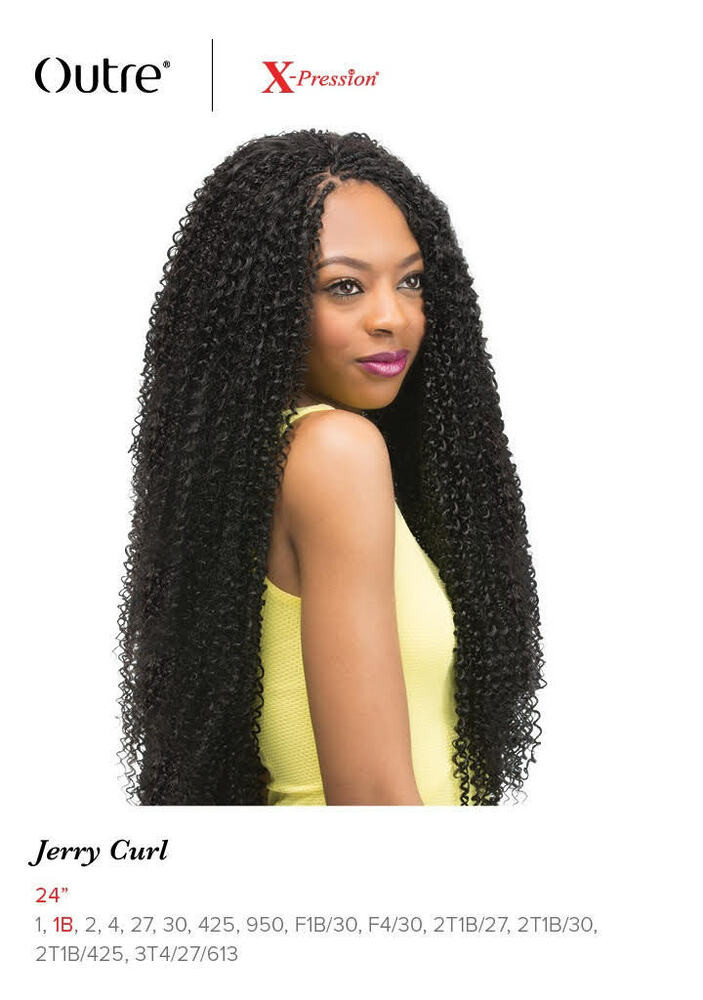 Best ideas about Jerry Curl Crochet Hairstyles
. Save or Pin JERRY CURL 24" BRAID OUTRE X PRESSION SYNTHETIC CROCHET Now.