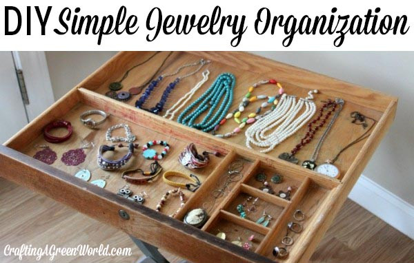 Best ideas about Jewelry Drawer Organizer DIY
. Save or Pin How to Organize Jewelry with a Vintage Drawer Now.