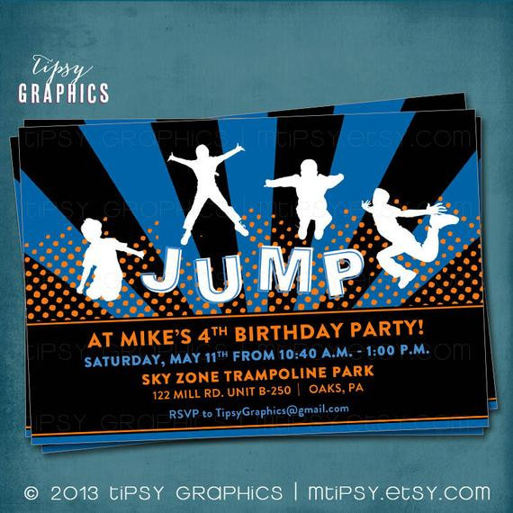 Best ideas about Jump Birthday Party
. Save or Pin Jump Trampoline or Bounce House Birthday Party Invite by Now.