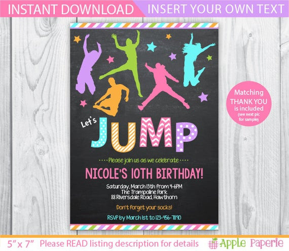Best ideas about Jump Birthday Party
. Save or Pin Items similar to bounce house invitation jump invitation Now.