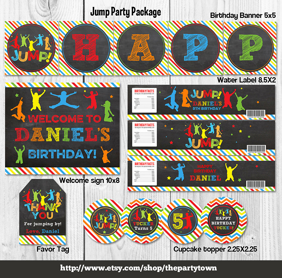 Best ideas about Jump Birthday Party
. Save or Pin Jump Birthday party package Bounce house package by Now.