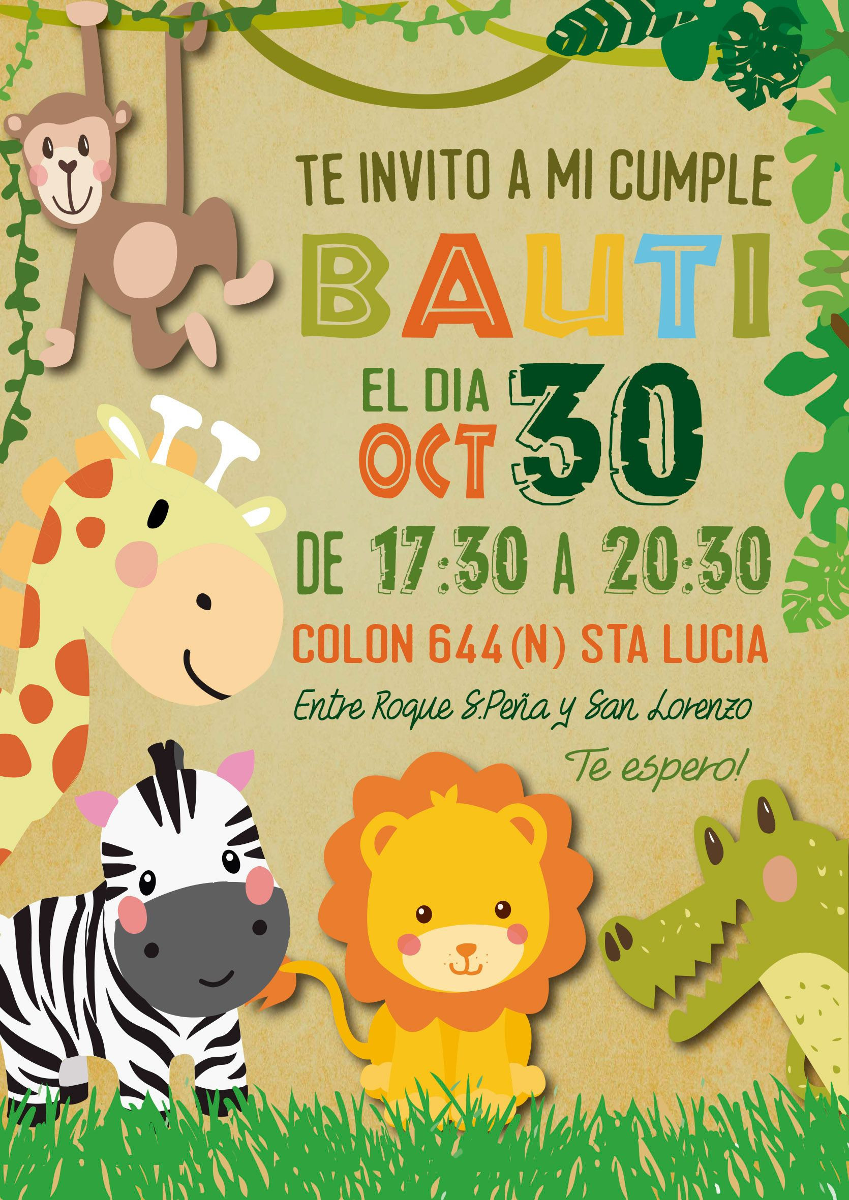 Best ideas about Jungle Theme Birthday Invitations
. Save or Pin Pin by Alta Salas on Jason s 1st birthday Now.