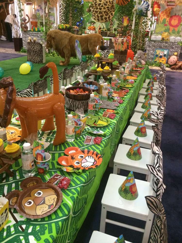 Best ideas about Jungle Theme Birthday Party
. Save or Pin Jungle Safari Birthday Party Ideas 9 of 16 Now.