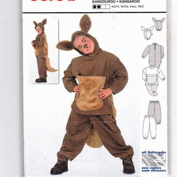 Best ideas about Kangaroo Costume DIY
. Save or Pin Burda 2762 Sweet Kids kangaroo Costume Pattern Adorable Now.