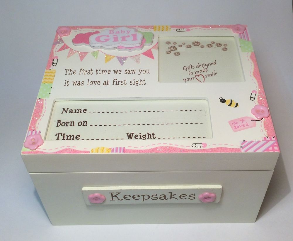 Best ideas about Keepsake Gift Ideas
. Save or Pin Baby Boy Girl Keepsake Memory Box CHRISTENING NEW BABY Now.