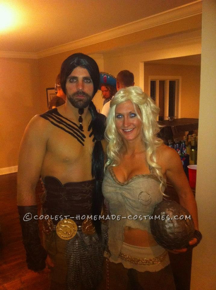 Best ideas about Khal Drogo Costume DIY
. Save or Pin Awesome Couples Halloween Costume Daenerys Targaryen and Now.