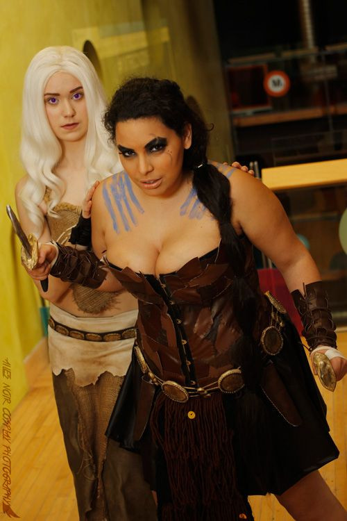 Best ideas about Khal Drogo Costume DIY
. Save or Pin Female Drogo & Daenerys Cosplay Halloweenie Now.