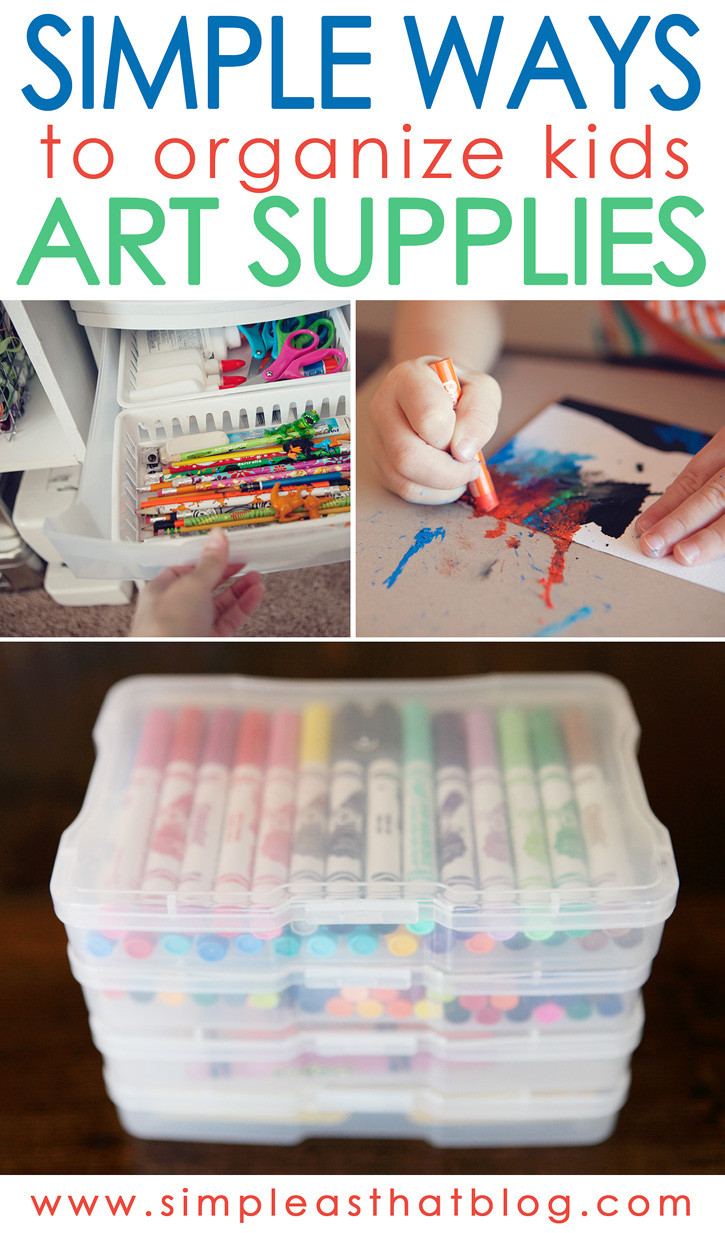 Best ideas about Kid Craft Supply
. Save or Pin Simple Ways to Organize Kids Craft Supplies Now.