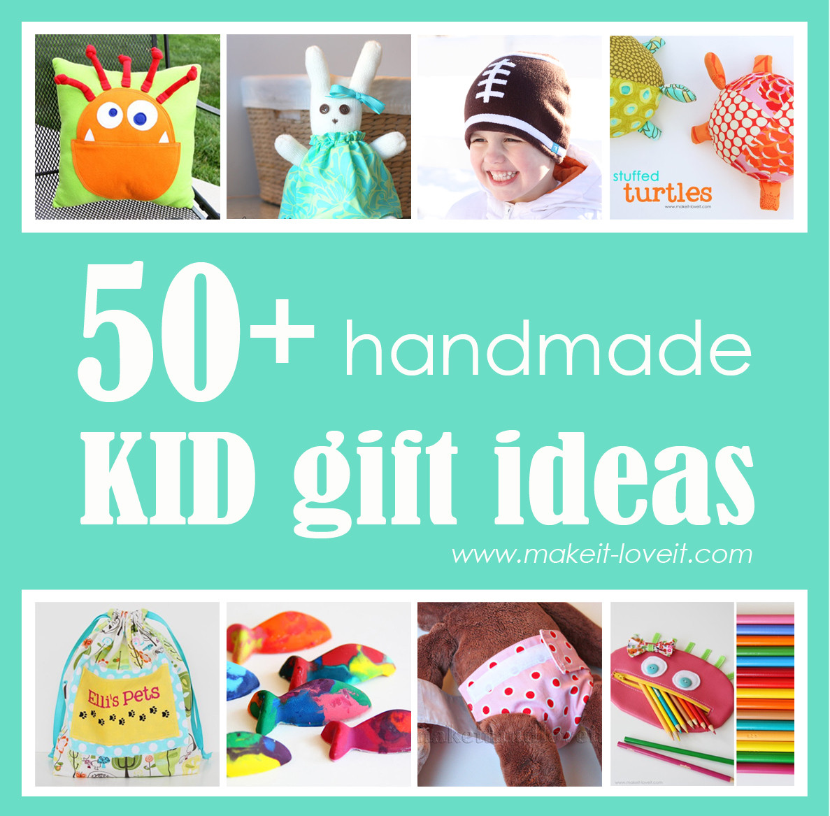 Best ideas about Kid Gift Ideas
. Save or Pin 50 Great Homemade Kid Gift Ideas Now.