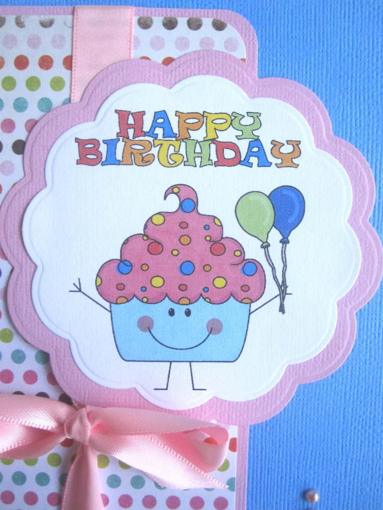 Best ideas about Kids Birthday Card
. Save or Pin Handmade Cupcake Birthday card for kids Now.