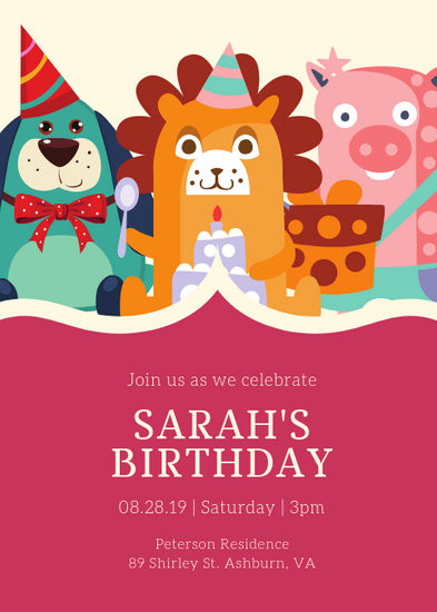 Best ideas about Kids Birthday Invitations
. Save or Pin Customize 2 892 Kids Party Invitation templates online Now.