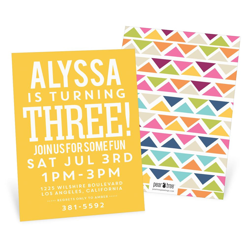 Best ideas about Kids Birthday Invitations
. Save or Pin Multicolor Mosaic Kids Birthday Invitations Now.