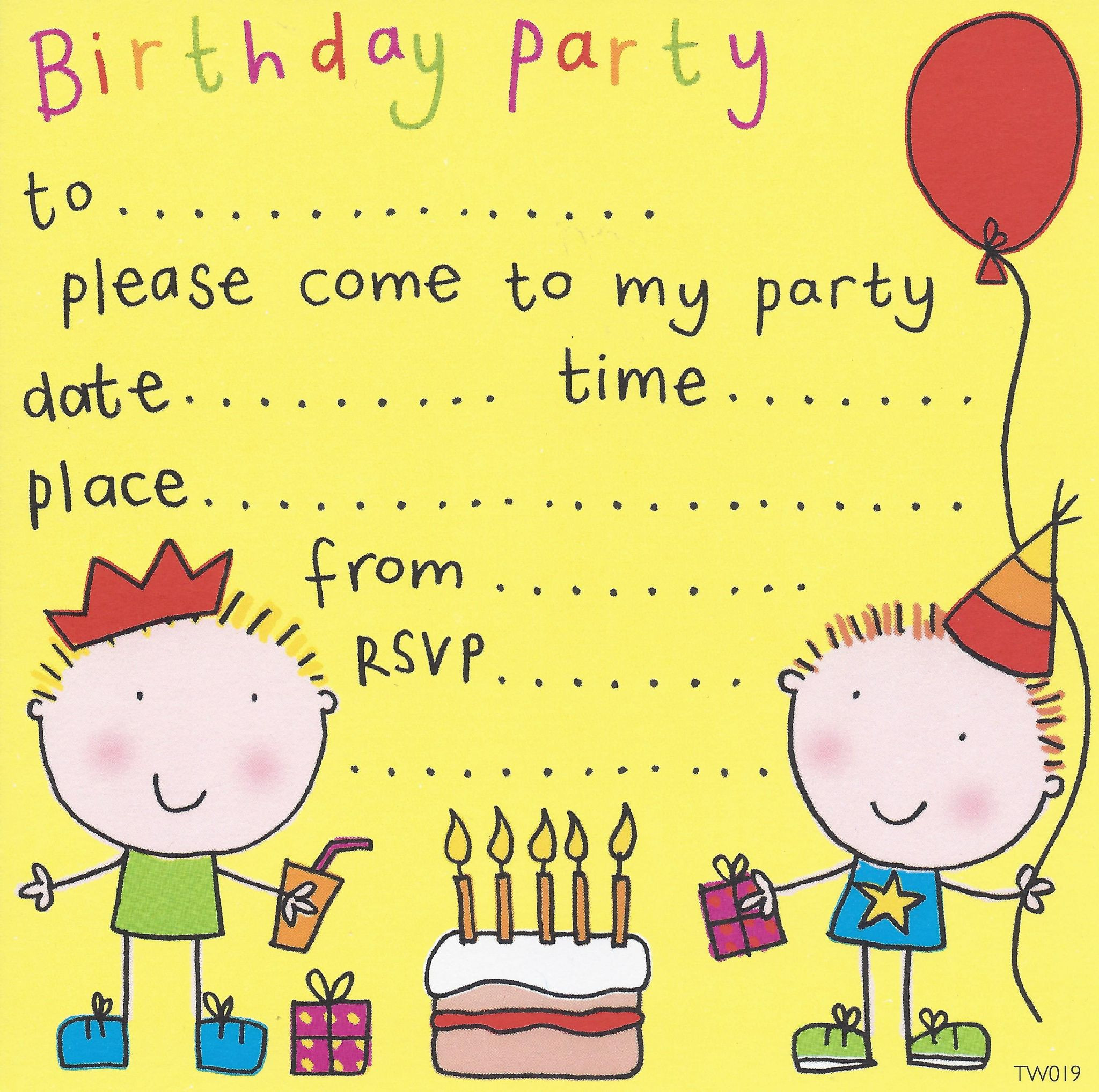 Best ideas about Kids Birthday Invitations
. Save or Pin FREE Birthday Party Invites for Kids – FREE Printable Now.