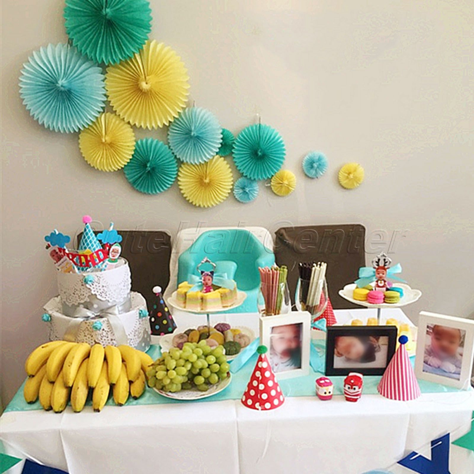 Best ideas about Kids Birthday Party Decorations
. Save or Pin New 5PCS Tissue Paper Fan DIY Crafts Hanging Wedding Now.
