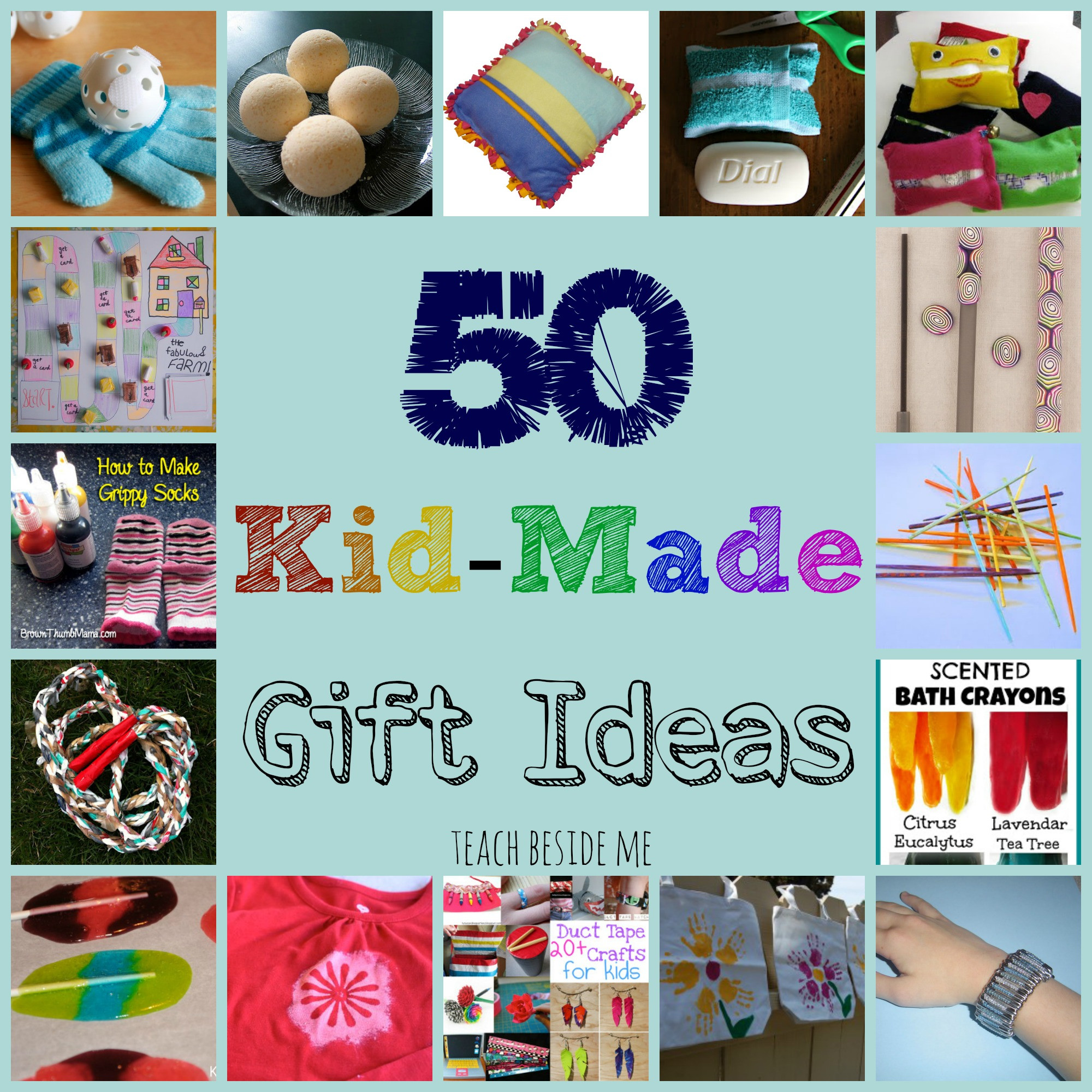 Best ideas about Kids Gift Ideas
. Save or Pin Kid Made Gift Ideas for Family Teach Beside Me Now.