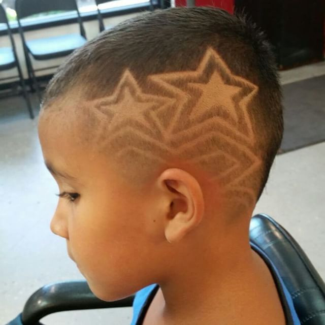 Best ideas about Kids Haircuts Designs
. Save or Pin little boys haircuts star design Google Search Now.