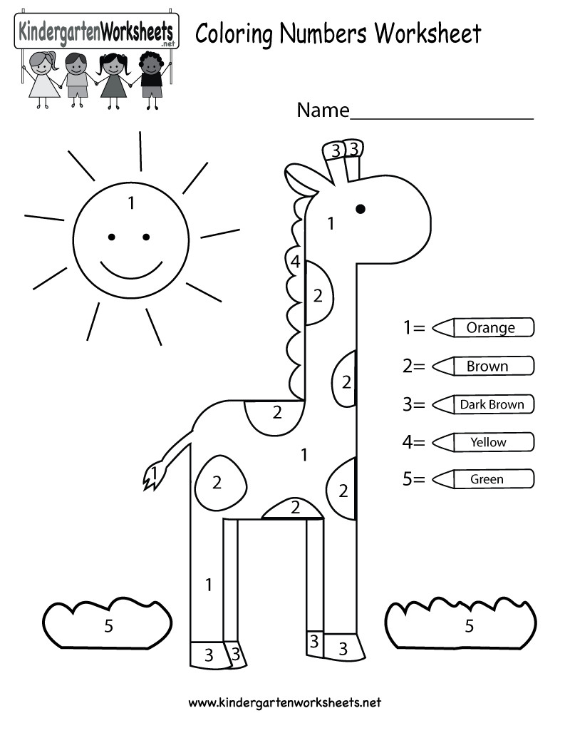 Best ideas about Kids Learning Activities For Preschool Coloring Sheets For Math
. Save or Pin Coloring Numbers Worksheet Free Kindergarten Math Now.