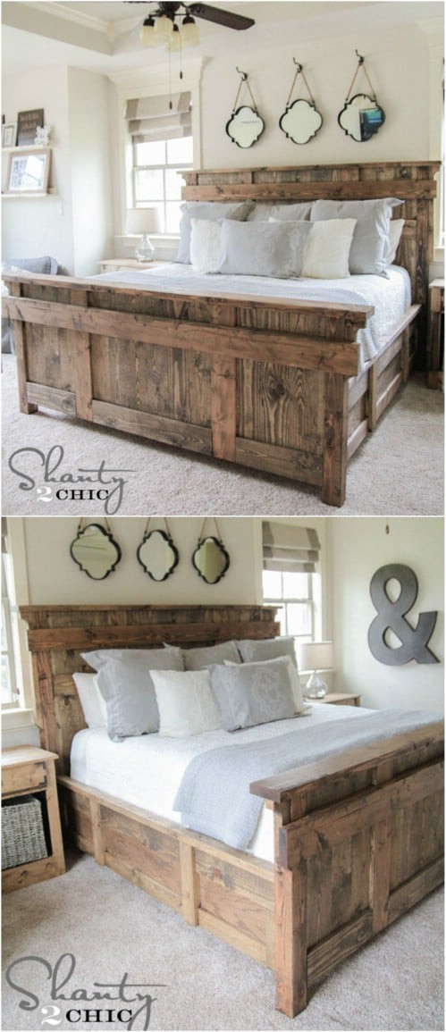 Best ideas about King Bed Frame DIY
. Save or Pin 21 DIY Bed Frame Projects – Sleep in Style and fort Now.