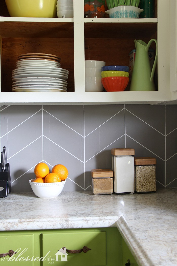 Best ideas about Kitchen Backsplash DIY
. Save or Pin DIY Herringbone Tile Backsplash Now.