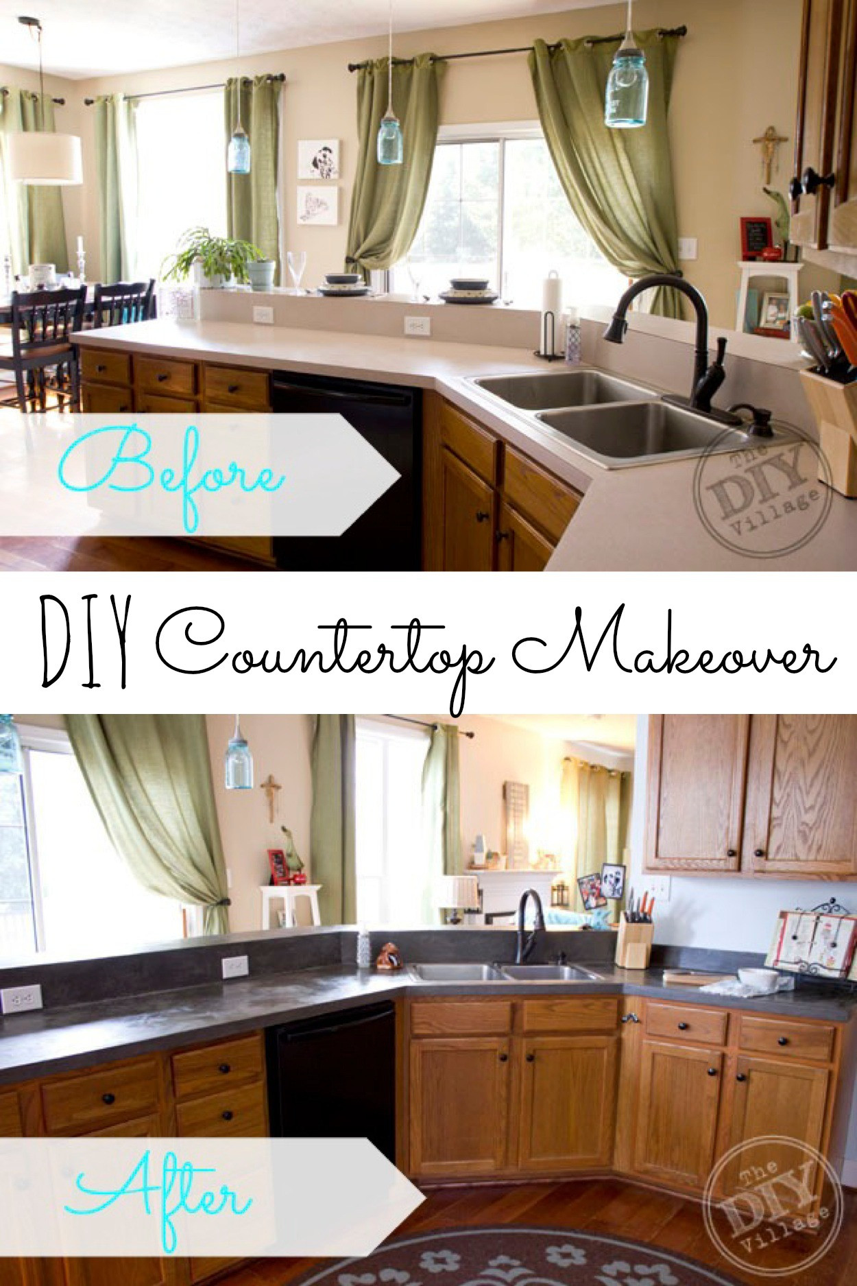 Best ideas about Kitchen Counters DIY
. Save or Pin 9 DIY Countertop Makeovers Now.