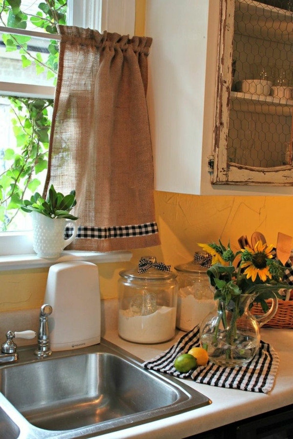 Best ideas about Kitchen Curtain Ideas DIY
. Save or Pin Primitive curtains ideas – the charm of casual visual Now.