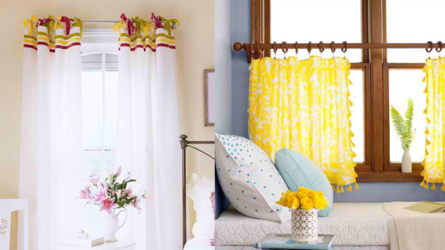 Best ideas about Kitchen Curtain Ideas DIY
. Save or Pin 20 Uber Easy No Sew DIY Curtains Now.